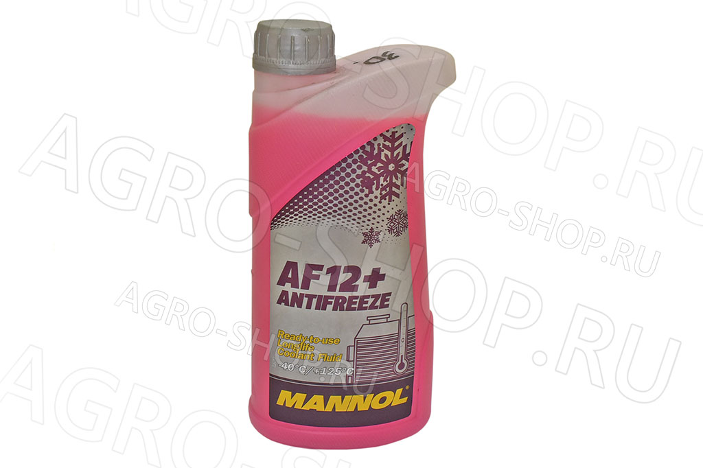 Антифриз Mannol AF12+ Longlife (-40) красный 1кг MANNOL