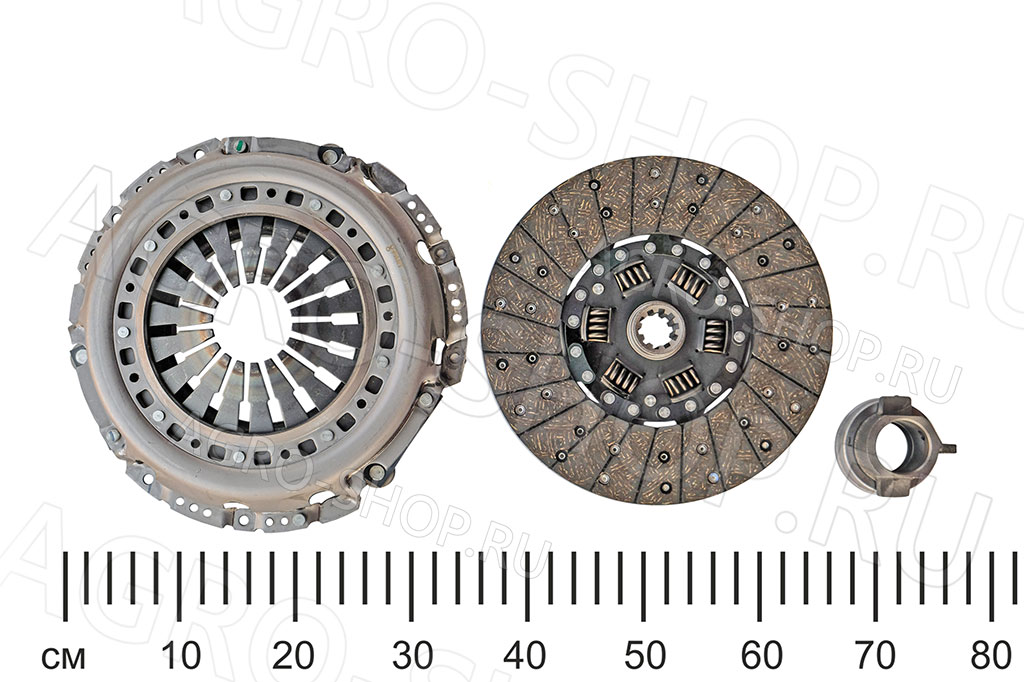 Комплект сцепления GP.10690045 корзина лепестковая + ведомый + муфта ГАЗ-53,3307,66 G-Part