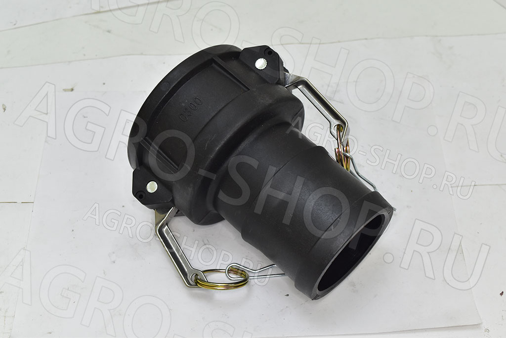 Соединение Тип С-300 D(мм)=75  полипропилен (розетка), "МАМА" с хвостовиком "елочка"