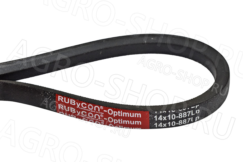 Ремень 14х10-887 RUBYCON Optimum пр-да вент-ра, вод. насоса с/о. ЯМЗ-236, МАЗ (Ярославль) 