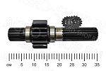 Шестерня 70-2407053 ведущая, левая, длинная  L=314мм МТЗ-80/82/952 (Master Part)