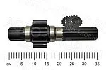 Шестерня 70-2407053 ведущая, левая, длинная  L=314мм МТЗ-80/82/952 (Master Part)