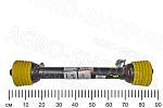 Вал карданный 10.016.6000-19.44 / 10.016.071.106.265.265 с кожухом Енисей РЗКВ