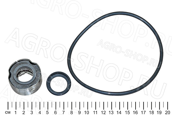 РК водяного насоса (манжета+кольца+фибра) объединенная головка ЯМЗ-7511 (915) 