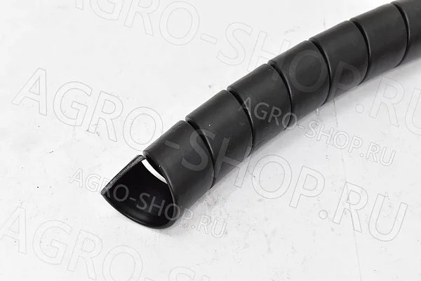 Спираль 30-40 защитная пластиковая, черная (25м) 