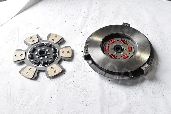 Корзина 55-1601090A-H #145 лепестковая в сборе с диском (керам. накладки+резиновые втулки) МТЗ-80/82/952 (Master Part)