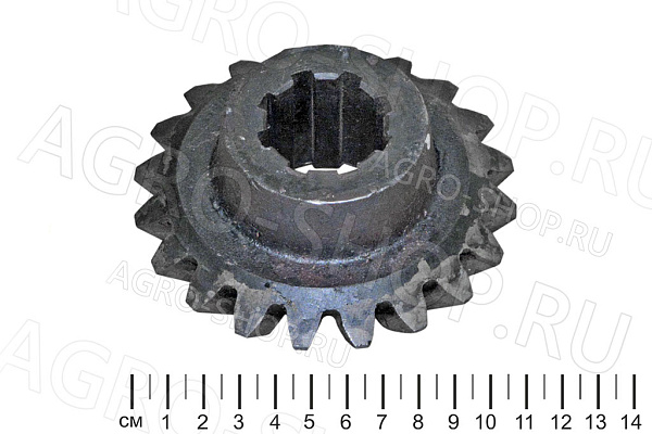 Шестерня КРН 29.642 редуктора коническая малая Z=20 под шлиц КРН-2,1Б Бежецксельмаш