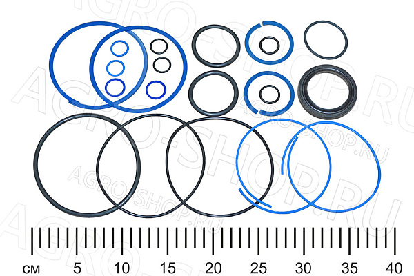 РК гидроцилиндра ЦС-125 / ГЦ 700А.24.39.000 поворота (без манжет) К-700А, К-701 (476)