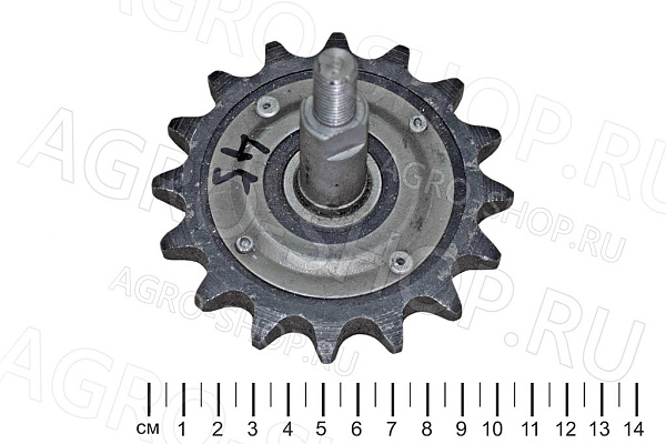 Звездочка ЗП 16.000 (z=16, t=19,05) с пальцем ОВС-25 