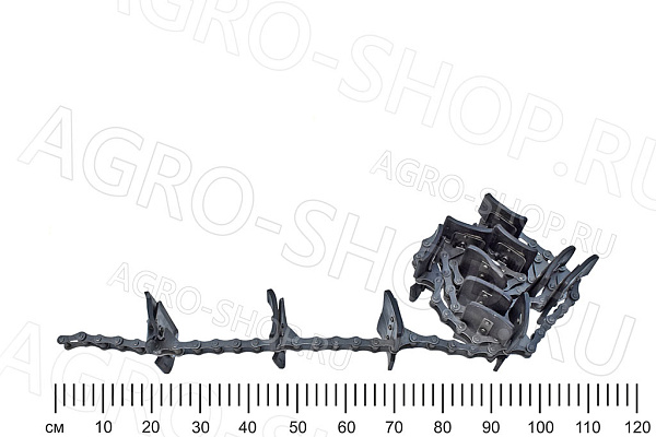 Транспортер 08.134.000.01 колосового элеватора (L=3,078 м.) 13 скребков Акрос, Вектор, Дон Ростов