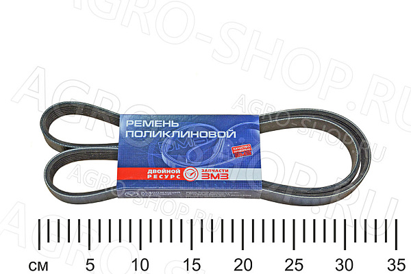 Ремень 6РК1413 (40624.1308020-10) агрегатов с ГУР ЗМЗ-405,409 Евро-3 Rubena