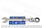 Ключ комбинированный трещоточный 19х19 шарнирный ЗУБР (27101-19)
