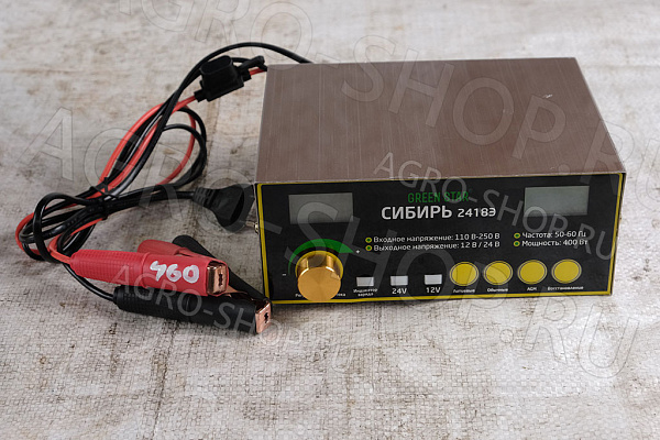 Устройство зарядное Сибирь 2418Э Green Star (12V-18А/24V-15А) 