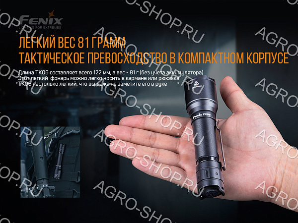 Фонарь Fenix TK06 Cree SST20 L4