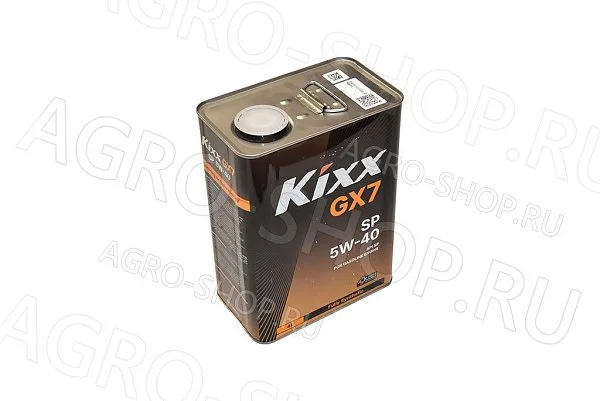Масло моторное Kixx GX7 5w40 SP синтетическое 4л Kixx