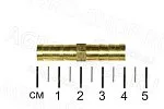 Трубка соединительная D(мм)=8*8  латунь "елочка"