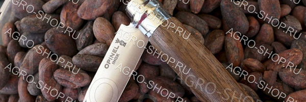 Нож Opinel №8, нержавеющая сталь, ореховая рукоять в картонной коробке, 002022