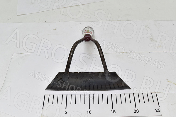 Тяпка самозаточная "суперсталь" красная (200х55 мм)  RUSСАД