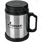 Термокружка 400ML с пл. крышкой и подставкой T.TK-004-400 Tonar