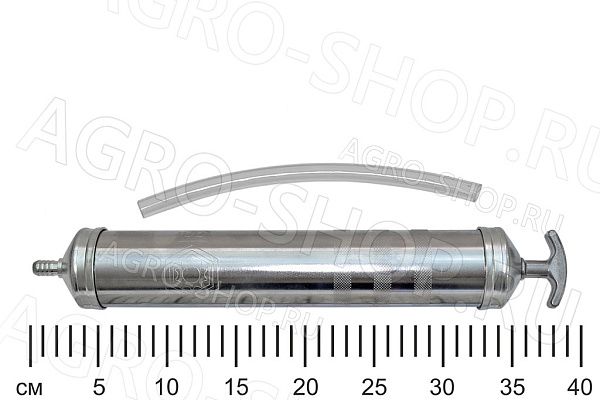 Шприц нагнетатель масла 500мл (металл) (БАК.00219) БелАК