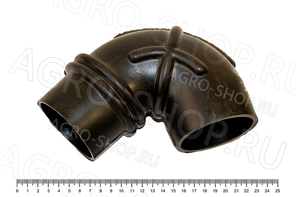 Патрубок 3302-1109192-30Р подводящий ДМРВ (угол) Газель, ЗМЗ-405 Евро-2 