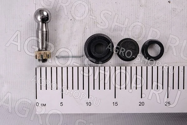 РК шарнира рул.тяги (палец+2вклад.+1чехол) МТЗ, ЮМЗ (РК-717) Master Part