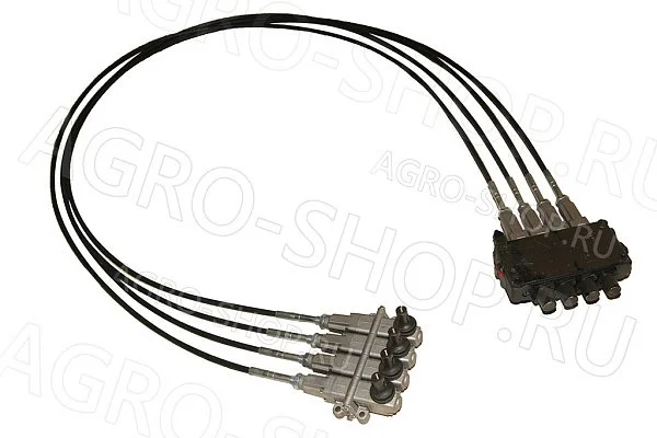 Гидрораспределитель ТСС5/4/ML/ML/ML/TL+GP50x4+CG3500x4+TP50x4+SD6/4/AC в комплекте с тросовым управлением РВС-1500 