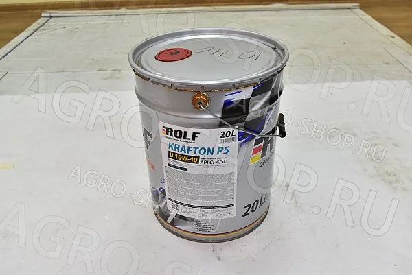 Масло моторное KRAFTON P5 U 10w40 CI-4/SL полусинтетическое 20л ROLF