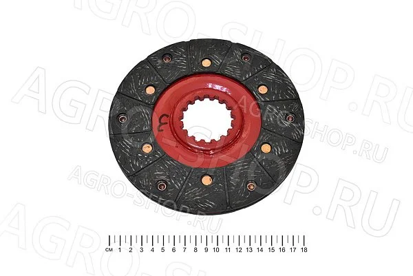 Диск MP50-3502040R #162 тормозной с безазбестовыми накладками (на заклепах) 180 мм. МТЗ-82 (Master Part)