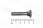 Болт 8х40 полукруглая головка квадратный подголовник стандартный Шаг 1,25 ГОСТ 7802 кл.пр. 5,8 