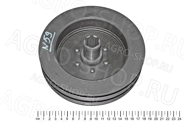 Шкив 238АК-4611210 привода НШ-32 (ПАО Автодизель) ЯМЗ-238АК, Дон-1500 