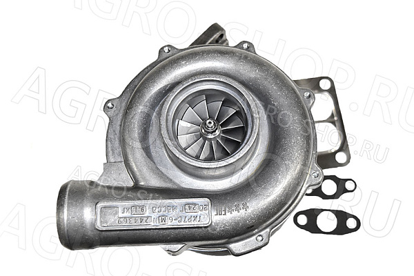 Турбокомпрессор 7С-6М (01) (Автомобили КАМ ЕВРО-4) под хомут левый 740.602 ЕВРО 4  