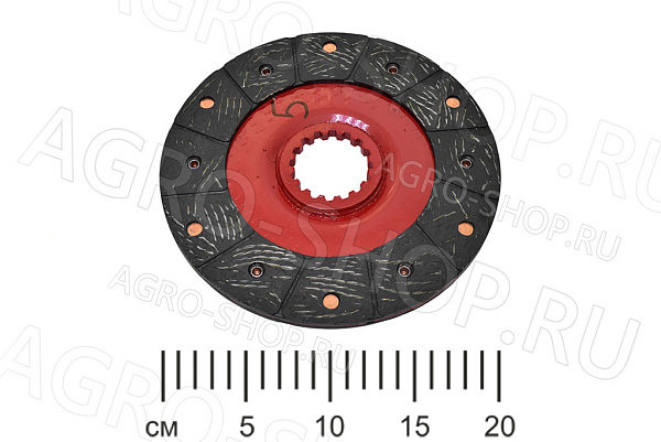 Диск MP85-3502040R тормозной с безазбестовыми накладками (на заклепах) 205 мм. МТЗ-1221 (Master Part)