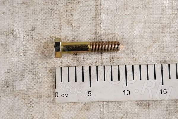 Болт 16х80 шестигранная головка стандартный ОЦ Шаг 2,0 ГОСТ 7798 кл.пр. 8,8 Китай