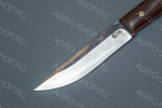 Нож Тигр цельнометаллический (лезвие: кованая сталь Х12МФ; рукоять: граб,фибра)
