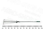 Грабли R743 веерные с черенком, регулируемые длина 1240мм (4231-53/743)  RACO