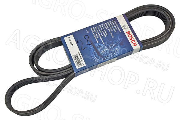 Ремень 6РК-2100 (3163-1308020-376) (Евро-2, 3, с кондиционером) УАЗ-Патриот BOSCH
