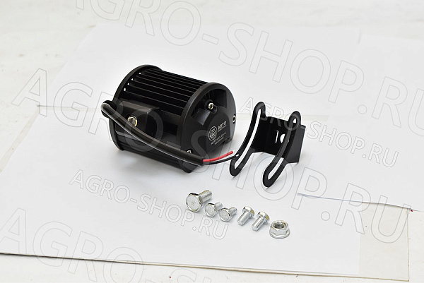 Фара LED АЕ18RT-6LED-LENS-HC прямоуг, линза, направленный свет, 18W, 6 диодов 12В/24В  АвтоЭлектрика