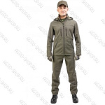 Костюм демисезонный КУМИР PRO, soft shell, хаки, р.52-54/170-176 Helios