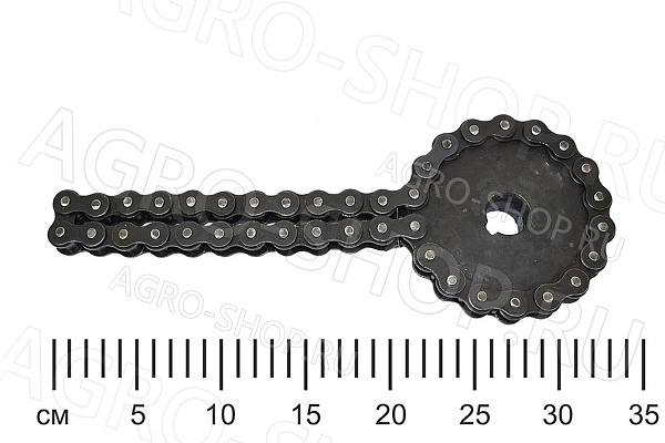 Звездочка ПБ-10-0001 (Z=18) с цепью