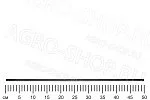 Сталь шпоночная 6х6 ГОСТ 8559-75 ст. 45 квадратная (длина 500 мм.) 