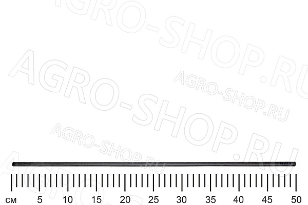 Сталь шпоночная 6х6 ГОСТ 8559-75 ст. 45 квадратная (длина 500 мм.) 