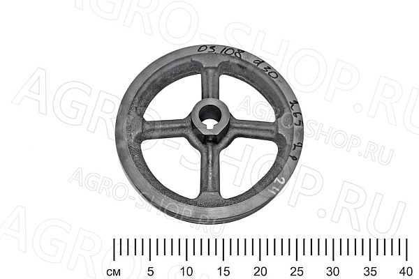 Шкив ЗА 03.108 (D=265 мм, d=30 мм, 2 руч.) ЗМ-60 