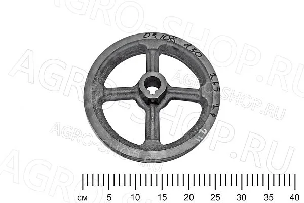 Шкив ЗА 03.108 (D=265 мм, d=30 мм, 2 руч.) ЗМ-60 