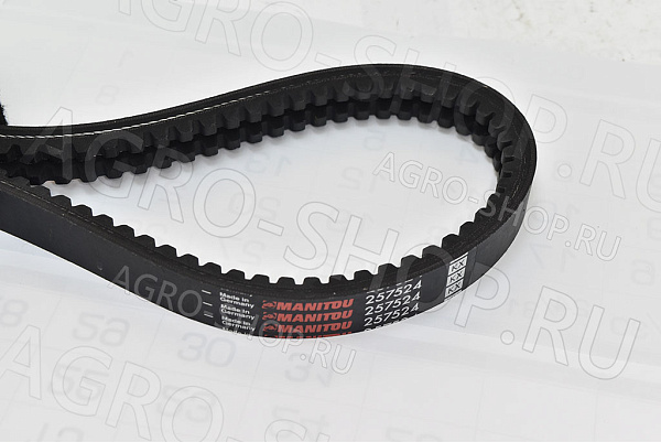 Ремень 257524 (2R3VX 710) вентилятора (оригинал) Manitou 