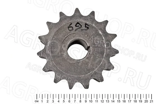 Блок звездочек  (z=15/15, t=25.4, d=30мм)  