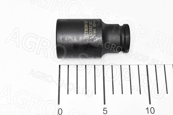 Головка торцевая 32мм 1/2" ударная глубокая Thorvik (S23S2132)