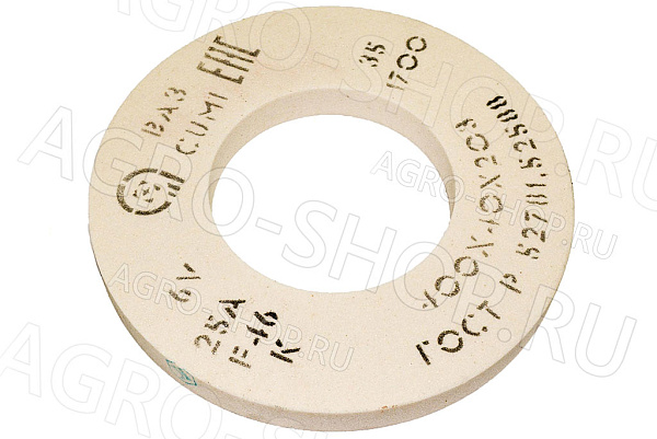 Круг 400х40х203 (зерно-40 F46 K/L) 25А белый шлифовальный 