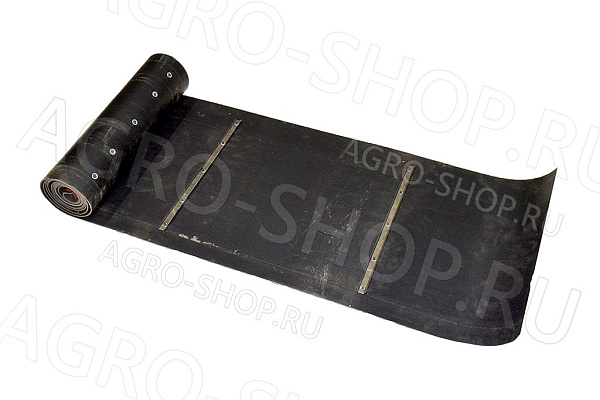 Лента 600х4800 резиновая, со стальными планками на заклепе КИС-8 