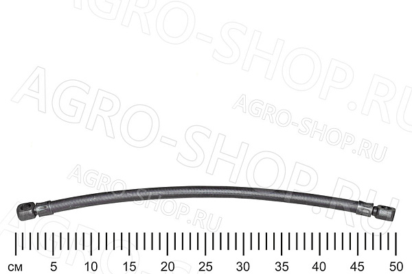 Трубка 240-1104160-02 топливная резиновая с наконечниками L=455мм  (РФ)